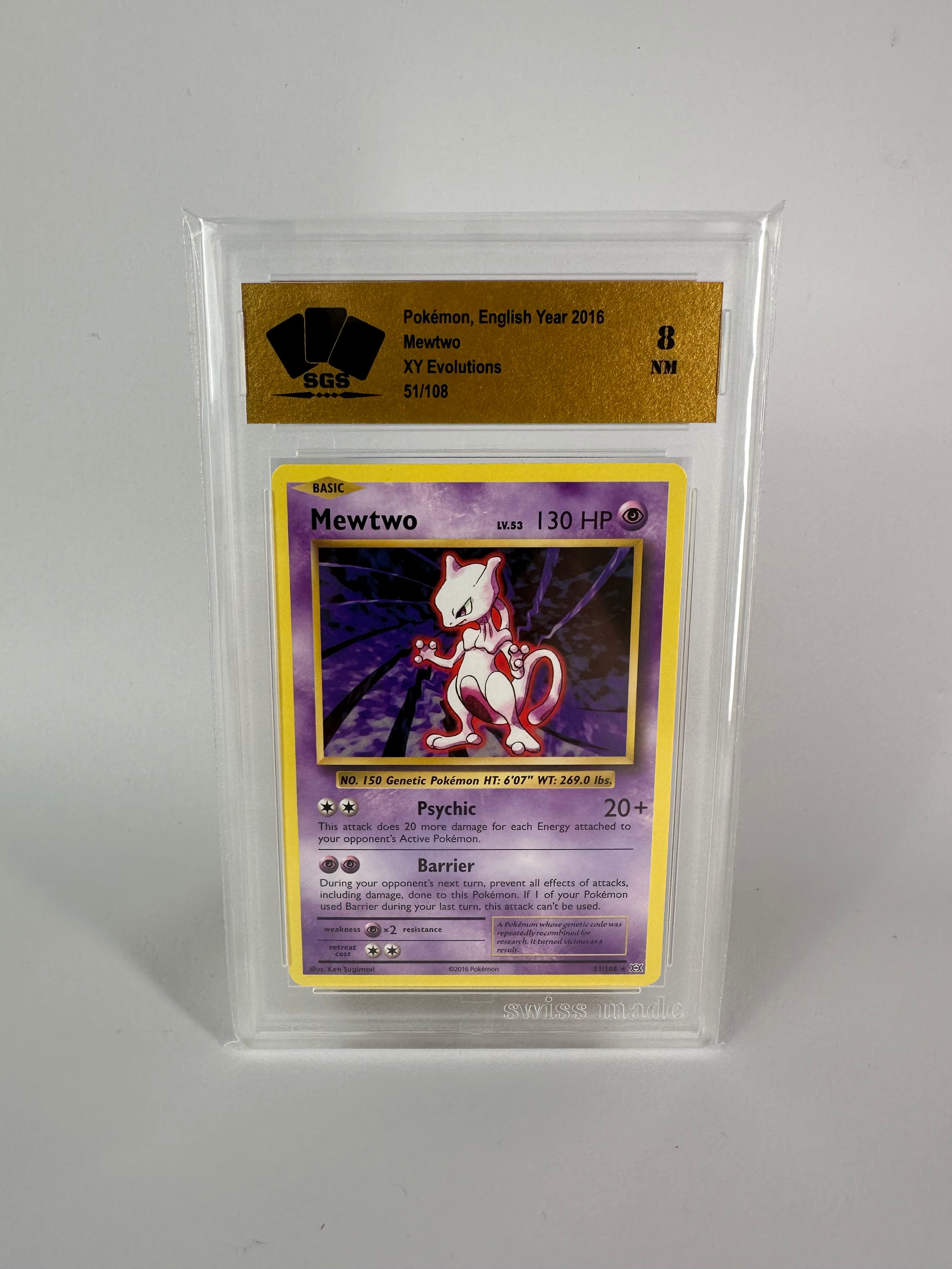 Pokemonkarte Mewtwo XY Evolution SGS 8 (ENG)